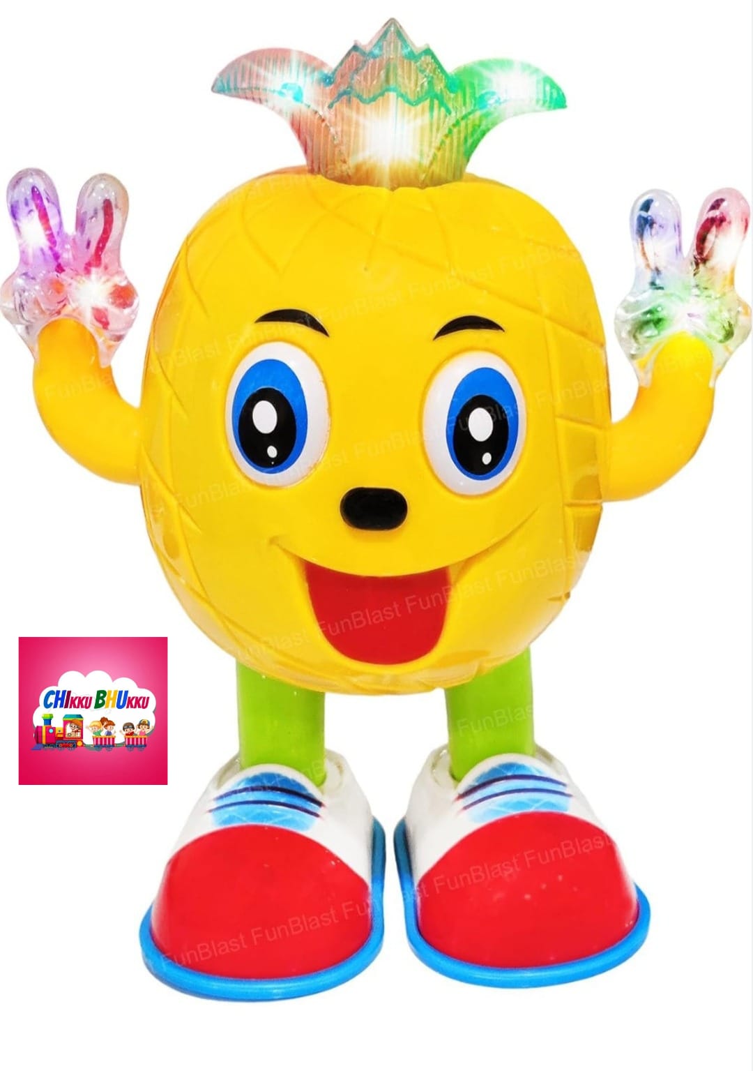 Dancing and walking pinapple