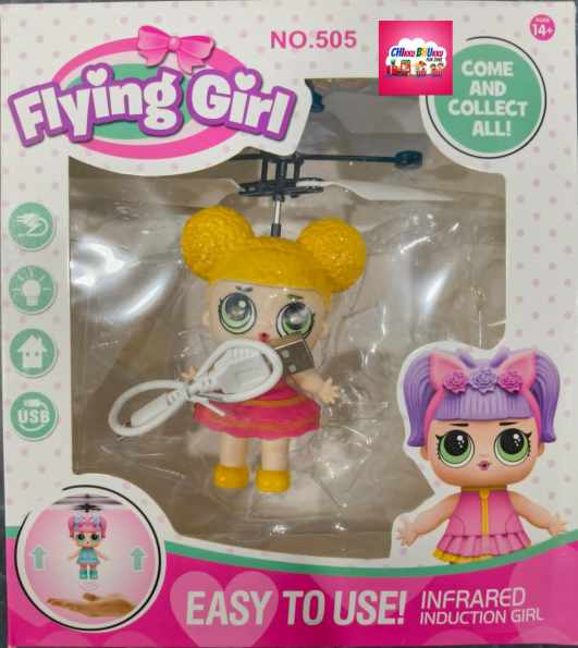 Flying girl doll
