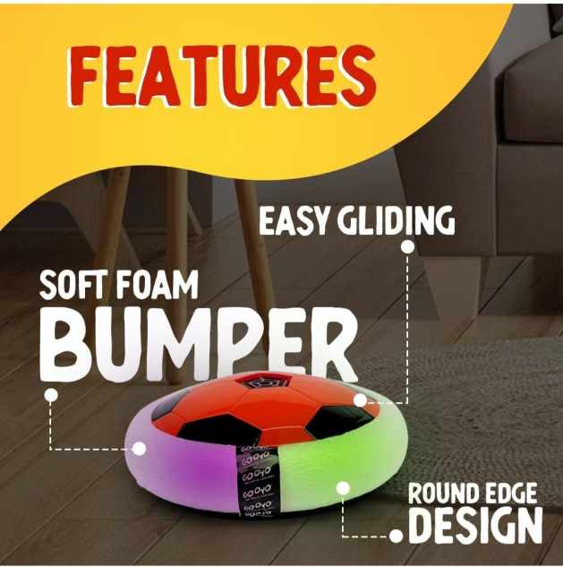Floating Hover Football with Colorful Flash Light Effect(Pack of 1)