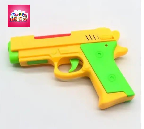 Plastic gun with laser light