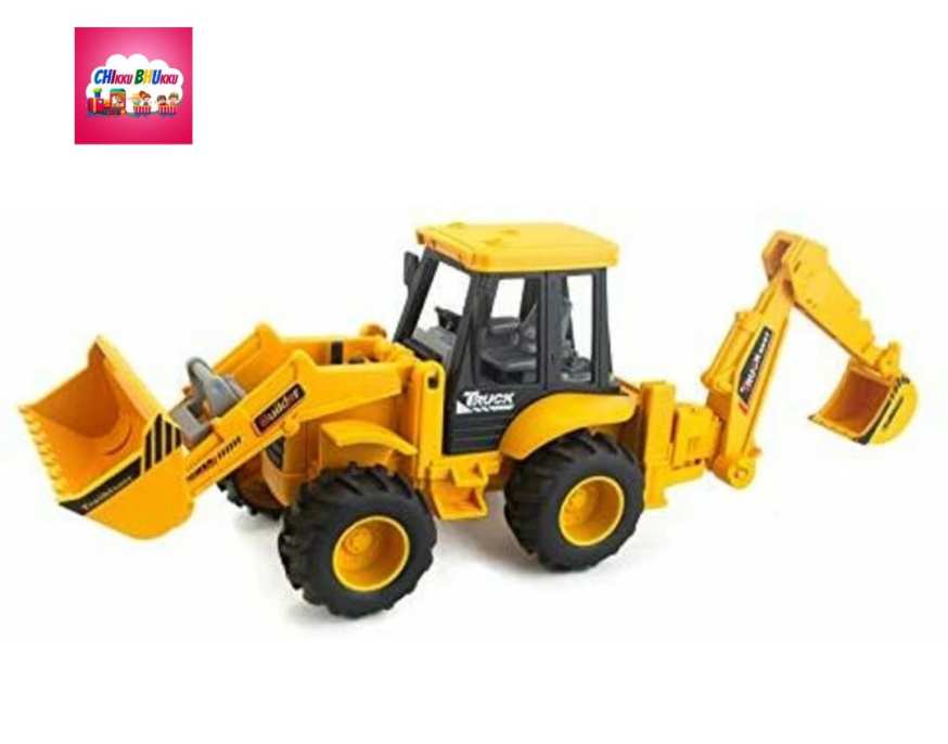 Excavator JCB Construction Trucks 360 Degree Rotate JCB Toy Friction Power 