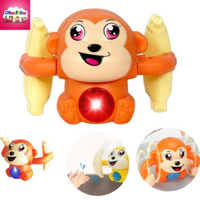 Musical Spinning and Rolling Monkey