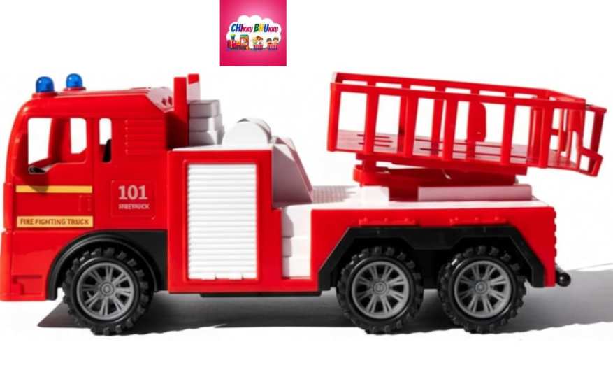 Friction Powered Fire Rescue Truck