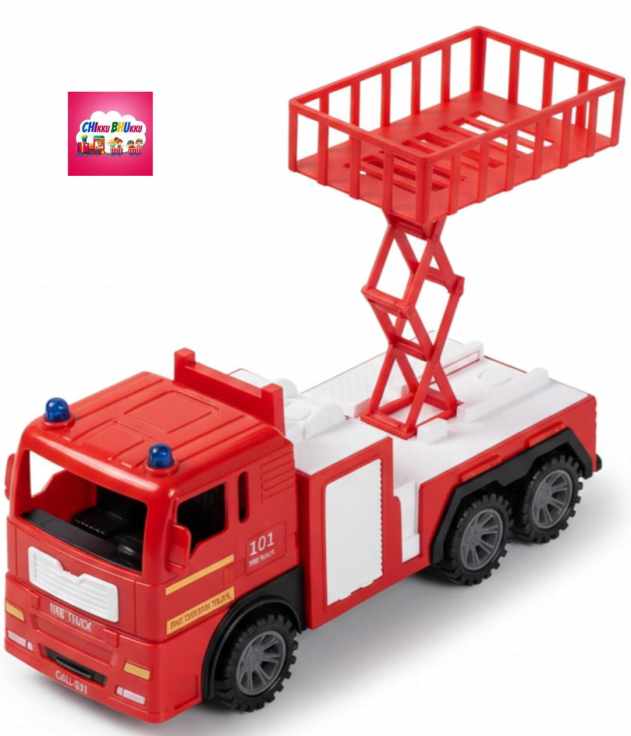 Friction Powered Fire Rescue Truck