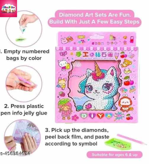 DIY diamond painting  ( Pack of 4)